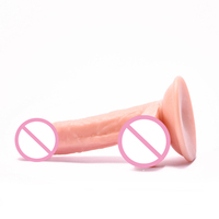 Gode super doux Gode énorme Gode médical PVC ventouse pour femme