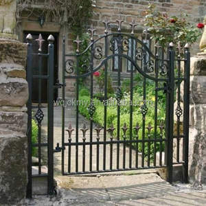 עיצוב פשוט מגולוון שער שביל ברזל מחושל גינה לחצר - Product Image 1