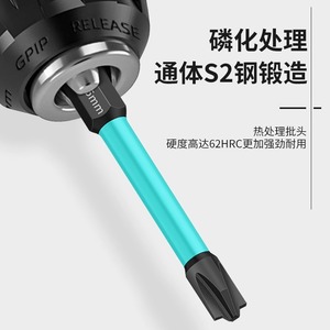 Baolian Magnetic Screwdriver 65mm Phillips Bit Industrial Grade Rust Prevention Treatment Anti-Slip Handle - Product Image 3
