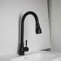 Robinet de cuisine classique européen en laiton, style rétro français, luxe léger, mitigeur chaud/froid à poser sur évier