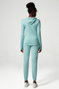 <span class=keywords><strong>Veste</strong></span> de yoga avec logo personnalisé Vêtements de fitness slim à manches longues pour femmes Vêtements de <span class=keywords><strong>sport</strong></span> de <span class=keywords><strong>grande</strong></span> <span class=keywords><strong>taille</strong></span> <span class=keywords><strong>Veste</strong></span> athlétique avec trou pour le pouce - Product Image 5