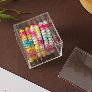 Jiamu Offre spéciale Paquet de boîte Accessoires pour cheveux Filles Aucun dommage Cheveux Simple Haute Élastique Style Coréen Spirale Attaches Téléphone - Product Image 6