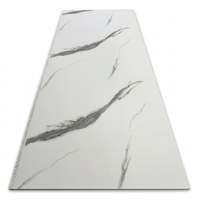 Panneaux muraux de douche en PVC imperméables très vendus, couleur marbre, adaptés à la décoration murale intérieure de la salle de bain