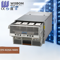 Supermicros SYS-822GA-NGR3 8U LLM AI Rack Server 8x Intel Gaudi 3 OAM PCIe 5.0 Dual Xeon 6900P 800GbE Berkinerja Tinggi