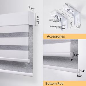 Smart Blinds <strong>Alexa</strong> Electric zebra Blind Day Night Dual Roller Shade Automatic zebra Curtains Motorized Window Blind - Product Image 6