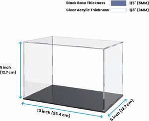 For Eco-Friendly Clear Acrylic <b>Display</b> <b>Case</b> with Black Base Storage <b>Display</b> Solution for Diecast Model Cars Pre-Assembled - Product Image 2