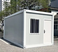 Maison de bureau pliable et extensible, unité de conteneur portable pratique