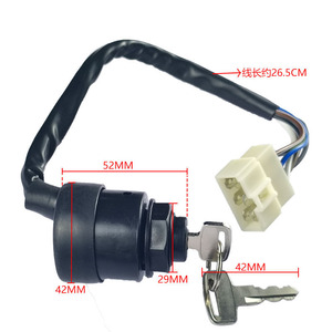 Interruttore di accensione di avviamento chiave <span class=keywords><strong>serratura</strong></span> <span class=keywords><strong>porta</strong></span> elettrica per moto ATV UTV Kawasaki Yamaha - Product Image 2