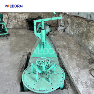 Latest Walldorn Professional Automatic High Productivity Tire Rubber Powder Grinder Motor-Driven Recycling Mill 200kg/h-3000kg/h - Product Image 6