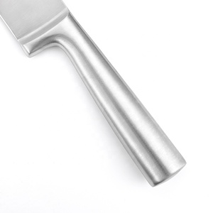 Juego de cocina de 5 piezas de acero inoxidable clásico más vendido, mango hueco básico, superficie mate, incluye cuchillo de <span class=keywords><strong>Chef</strong></span> de 8 pulgadas - Product Image 4
