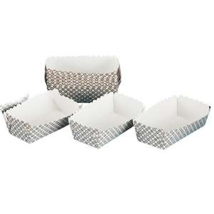 Gâteau <span class=keywords><strong>de</strong></span> <span class=keywords><strong>cuisson</strong></span> personnalisé Western Point sans couvercle Boîte <span class=keywords><strong>de</strong></span> papier en carton blanc Bateau d'impression personnalisé Plateau alimentaire en papier rectangulaire - Product Image 4