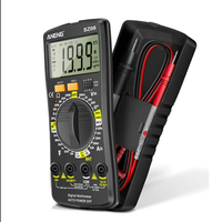 Untuk Multimeter Digital Profesional SZ08 Ultra-Tipis Ukuran Mini 220V AutoVolt USB Dapat Diisi Ulang Layar LCD Genggam Arus Tinggi