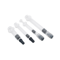 Seringue en verre borosilicaté pré-remplie et réutilisable avec Luer Lock