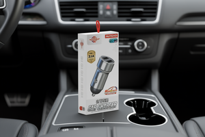Caricabatterie per Auto WISDOMUP CC-08 con 2 Porte USB, Uscita 2.1A, Ingresso 12-24V per Uso Veicolare - Product Image 2
