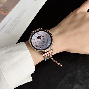 Bracelet de montre en métal de luxe avec strass et chaîne pour Apple Watch 38 40 41 42 44 45 49mm <span class=keywords><strong>Huawei</strong></span> <span class=keywords><strong>Mi</strong></span> Femmes - Product Image 6