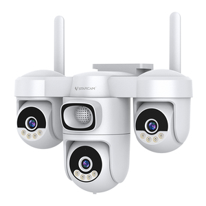 Camera an ninh năng lượng mặt trời AG623FR 12MP 4G SIM, xoay PTZ, bốn ống kính, pin 12000mAh, IP66, sáu mô tơ, ngoài trời - Product Image 2