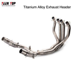 Tuyau d'échappement Z1000 en alliage de titane de taille de stock 2010 ~ 2021 <span class=keywords><strong>Z1000SX</strong></span> tuyau d'échappement 2010 ~ <span class=keywords><strong>2019</strong></span> Z1000 double échappement pour Kawasaki - Product Image 6