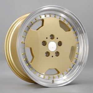 Jantes en alliage pour voiture de tourisme Deep Dish 19X8.25 pouces à <span class=keywords><strong>5</strong></span> branches, compatibles ALPINE <span class=keywords><strong>GTA</strong></span> 4X100 - Product Image 1