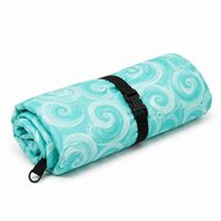 Canapé gonflable vibrant de qualité supérieure, confort portable pour les plages et les festivals, avec une poche latérale en maille pratique