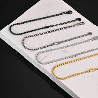 Bracelet Minimaliste en Acier Inoxydable Tendance pour Hommes – Chaîne à Maillons Ajustable – Vente en Gros Quotidienne