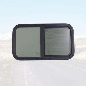 Ventana para caravana de 24*15'' H, ventana corrediza horizontal para caravana con vidrio templado y mosquitera para <span class=keywords><strong>autocaravana</strong></span> - Product Image 1