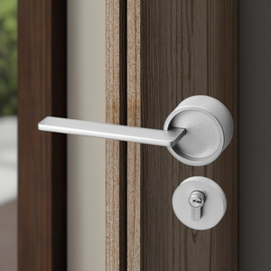 2025 Hot Thiết kế hiện đại chất lượng cao hợp kim kẽm cửa xử lý khóa thiết lập nội thất sử dụng cho phòng tắm khách sạn biệt thự Sản xuất tại Trung Quốc - Product Image 2