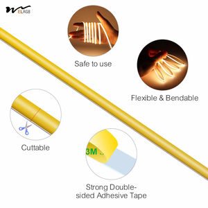 WELRGB 超高輝度 5mm 超薄型 COB LED ストリップ 12V 赤色 高演色性 カット可能 フレキシブル 16.4フィート 10メートル スマート Wi-Fi 3年保証 - Product Image 3