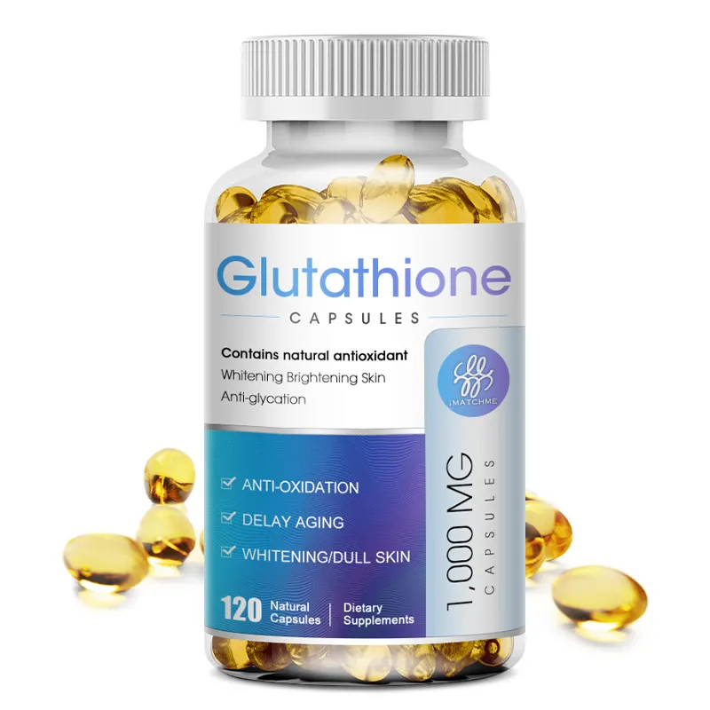 Nhà máy cung cấp 120 cái L-Glutathione viên nang Collagen chất chống oxy hóa chống lão hóa làm trắng da GLUTATHIONE viên nang