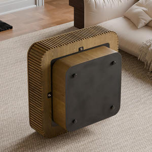 Modern Square Coffee <b>Table</b> with Storage Wood Material for Living Room and Hotel Use - Product Image 5