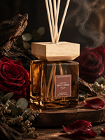 Diffuseur de parfum d'ambiance de luxe 500 ml avec couvercle en bois, diffuseur d'arômes longue durée pour la décoration de la chambre et du salon