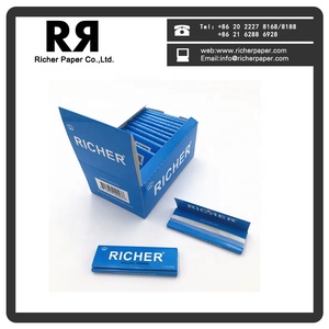 Papiers à rouler Richer King Size Slim bleus – Accessoire de fumeur de type basique - Product Image 1