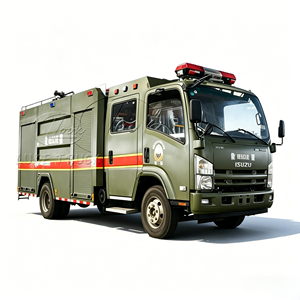 Camions de pompiers Isuzu 4cbm RHD pour la Tanzanie, véhicule de lutte contre les incendies de 4000L pour routes accidentées - Product Image 1