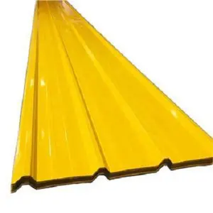 Yx15-225-900 papan baja bergelombang galvume galvanis berwarna berlapis papan bergelombang