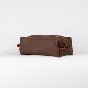 Neceser de Cuero Genuino Hecho a Mano, Estilo Vintage, Premium, para Hombre, Bolsa de Viaje, con Logotipo Personalizado, Kit de Afeitado LNTB-0003 - Product Image 1