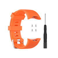 Bracelet en silicone Upro Quick Fit pour montre Garmin Forerunner 45/45 S et Garmin Swim 2, bracelet en caoutchouc compatible