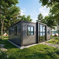 CNZL Prêt à expédier Maison conteneur moderne extensible 20ft 40ft Maison préfabriquée de luxe pliable à vendre Maison modulaire préfabriquée