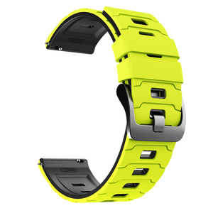 สายซิลิโคนแนวสปอร์ต22มม. อเนกประสงค์สำหรับ <span class=keywords><strong>Garmin</strong></span> <span class=keywords><strong>Forerunner</strong></span> 570 47มม. สายนาฬิกา<span class=keywords><strong>255</strong></span> 265สองสีสำหรับ Venu 4 3 2 45มม. - Product Image 1