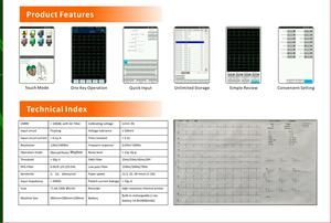 <span class=keywords><strong>Ecg</strong></span>-12 cộng với 12 kênh di động <span class=keywords><strong>ECG</strong></span> máy với máy in giá rẻ chất lượng cao xử lý thiết bị bệnh viện - Product Image 6