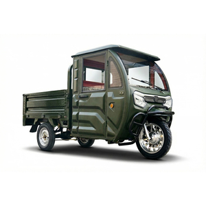 Triciclo de Carga Homologado por la CEE, Motocicleta de Tres Ruedas, Triciclo Eléctrico con Cabina Cerrada - Product Image 1