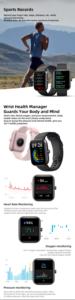 Reloj inteligente TFT a prueba de agua Original con llamada BT inteligente de modo dual de alta calidad para mujer - Product Image 5