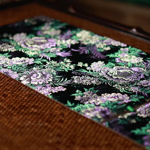 Sottobicchieri da tè in bambù naturale 50x23cm-tappetini reversibili assorbenti per l'ora del tè e l'arredamento del tavolo da pranzo - Product Image 4