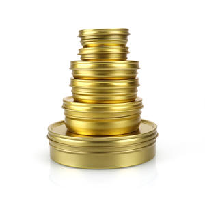 異なるサイズのホットセール高品質カスタマイズ食品グレード丸型キャビアブリキ箱 - Product Image 1