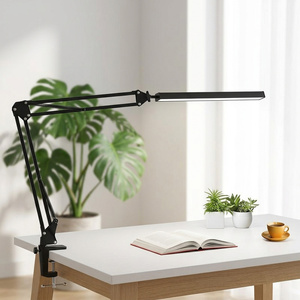 <span class=keywords><strong>Lampe</strong></span> <span class=keywords><strong>de</strong></span> <span class=keywords><strong>bureau</strong></span> <span class=keywords><strong>à</strong></span> <span class=keywords><strong>pince</strong></span> 12W <span class=keywords><strong>à</strong></span> bras long, noire ou blanche, pour <span class=keywords><strong>bureau</strong></span>, étude et vente en gros - Product Image 6