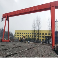 Pont roulant électrique de 10 tonnes avec treuil de construction motorisé pour le transport de pierres, monté sur rail, portée de 30 m, pour usage intérieur et extérieur