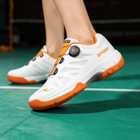 Chaussures de course décontractées unisexes pour le tennis de table, l'entraînement au tennis et les sports multiples - Toutes saisons