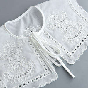 Accessori per Abbigliamento Multifunzionali in Poliestere e Cotone, Scialle in Pizzo Ricamato Solubile in Acqua Staccabile per Ragazze, Colletto Decorativo - Product Image 6