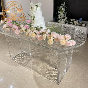 Rõ Ràng Nghệ Sĩ Thiết Kế <span class=keywords><strong>Acrylic</strong></span> Hình Bầu Dục Trung Tâm Vài Đám Cưới Bảng - Product Image 4