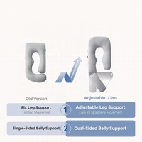 Oreiller de grossesse ergonomique oblong personnalisé pour le soulagement de la pression, avec support abdominal double face et réglage des pieds – Prix fabricant