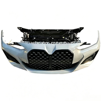 OE:51118077141, Conjunto Completo de Parte Delantera, Parachoques+Rejilla+Ventilador de Refrigeración del Radiador, Piezas Originales Desmontadas, Para BMW G26 I4 Eléctrico