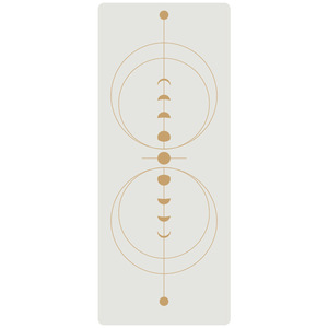 Esterilla de Yoga de PU de goma rosa de 5mm personalizada, regalo para el día de la madre de Pilates - Product Image 1